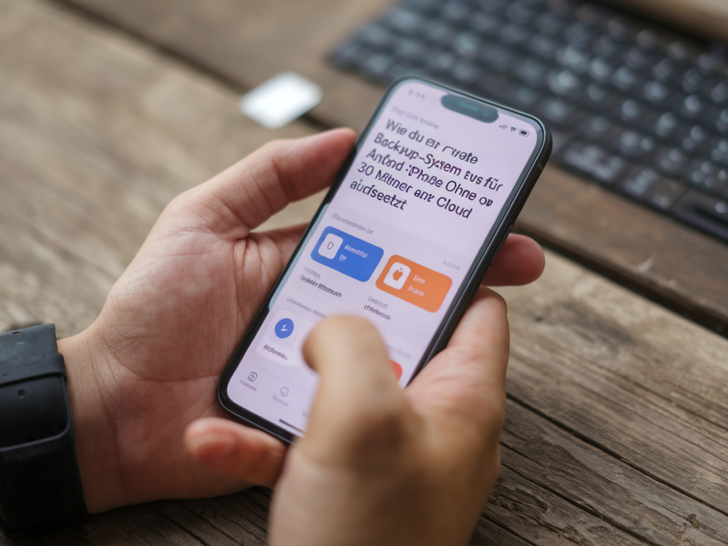 Wie du ein privates Backup‑System für Android und iPhone ohne Cloud in 30 Minuten aufsetzt