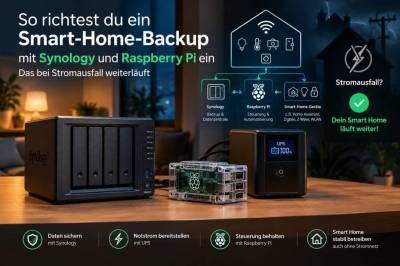 So richtest du ein smart‑home‑backup mit synology und raspberry pi ein, das bei stromausfall weiterläuft